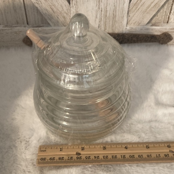 Target BP Large GLASS Honey Pot - Picture 6 of 7